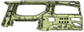 Stamped Steel Wing Mudguard for Cars, Part No. 9680676080