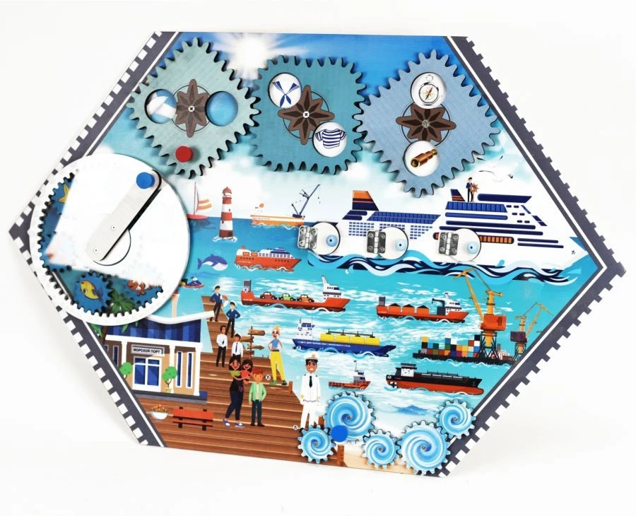 Educational Activity Board - Wall Mounted Captain Ship Model
