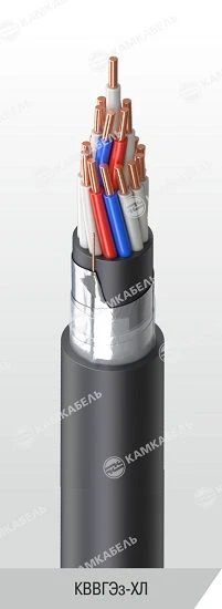 Shielded Control Cable with Copper Conductors, PVC Insulation, Cold-Resistant, up to 660V