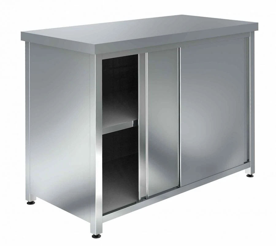 Storage Table with Swing and Sliding Doors - ST Series