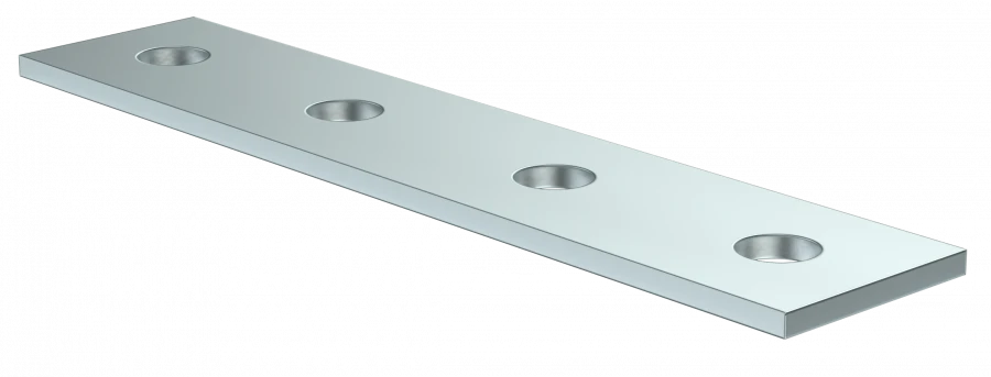 Connector Plate with 4 Holes for STRUT Profile