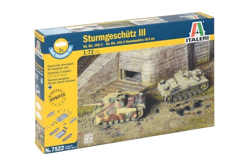 Easy Assembly Model Sd.kFZ 142/1 STURMGESCH.Ill (2x fast)
