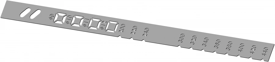 Intramedullary Osteosynthesis Template, Article 540.018