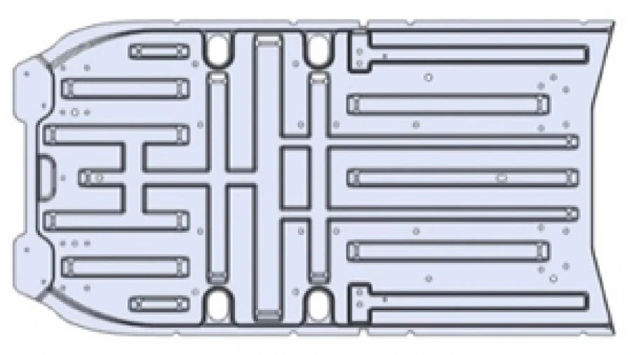 Low Tunnel Stamped Steel Parts for Vehicles A9606160166