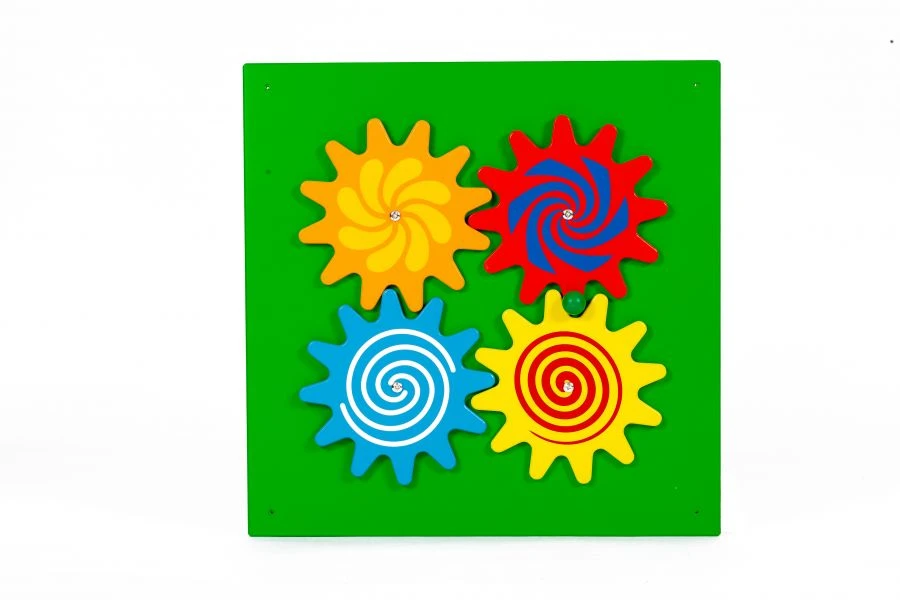 Starry Wall Panel with Rotating Stars