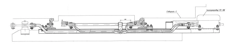 SP-6M Electric Drive Set for Switch Point R65, Mark 1/11
