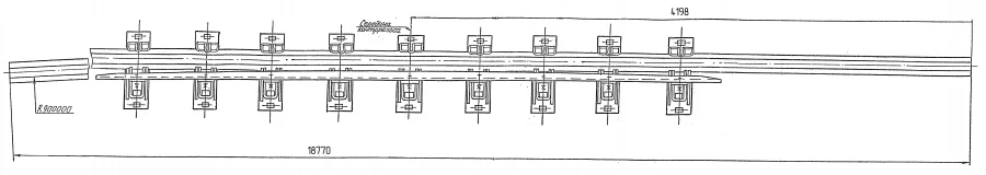 Cross Rail with Counter Rail for Switches Project 2901.04.000-01
