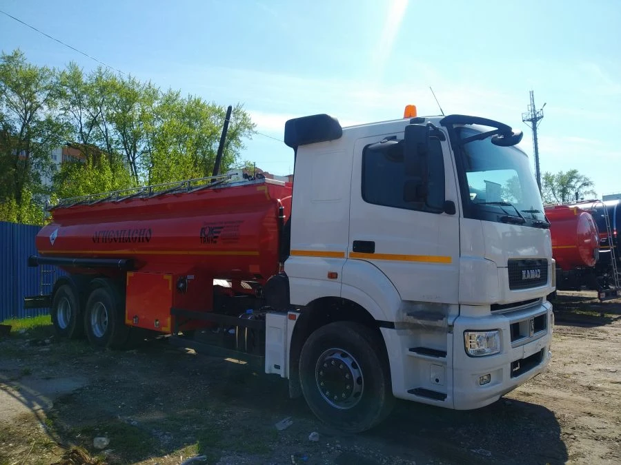 Dry Cement Truck 9666L (Kamaz 65207-S5 Chassis Modification)