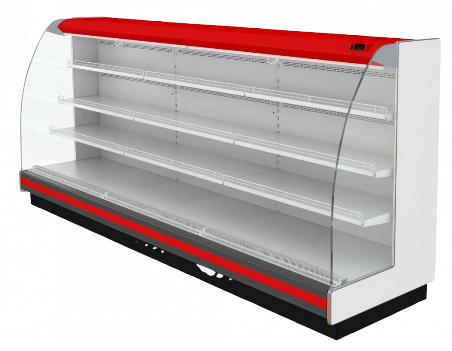 Universal Wall-mounted Refrigerated Display Case Warsaw 160/92 VHXSn-3.75
