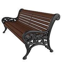 CK-3-1 "STOLITSA" Bench - 1.5m Length, Cast Iron Frame