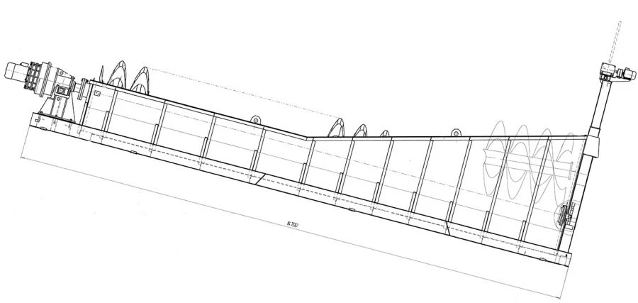 Spiral Classifier for Efficient Separation of Ore and Bulk Materials" 1KSP-20M