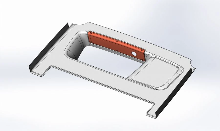 Upper Rear Cover Assembly for Vehicles - 5299-401-5622010-12