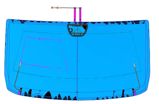 Windshield GAZ NN (Color C+G) Code 00223LFW00009