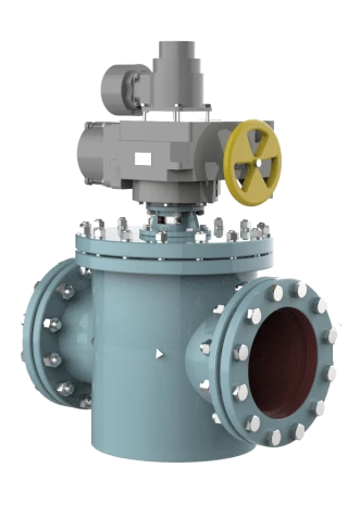 Gas Control Valve EK-202 DN-300 PN 1.6MPa with Built-in Actuator