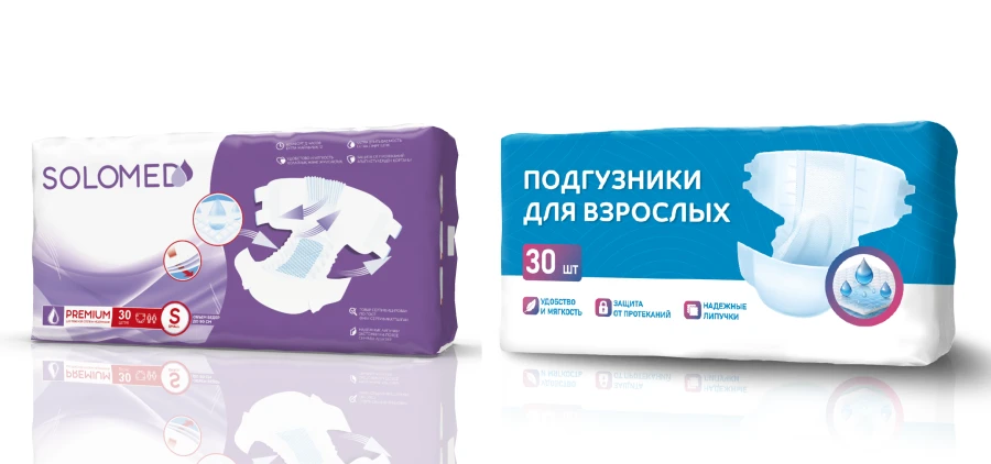 Premium Disposable Adult Diapers S Size - 30 Count