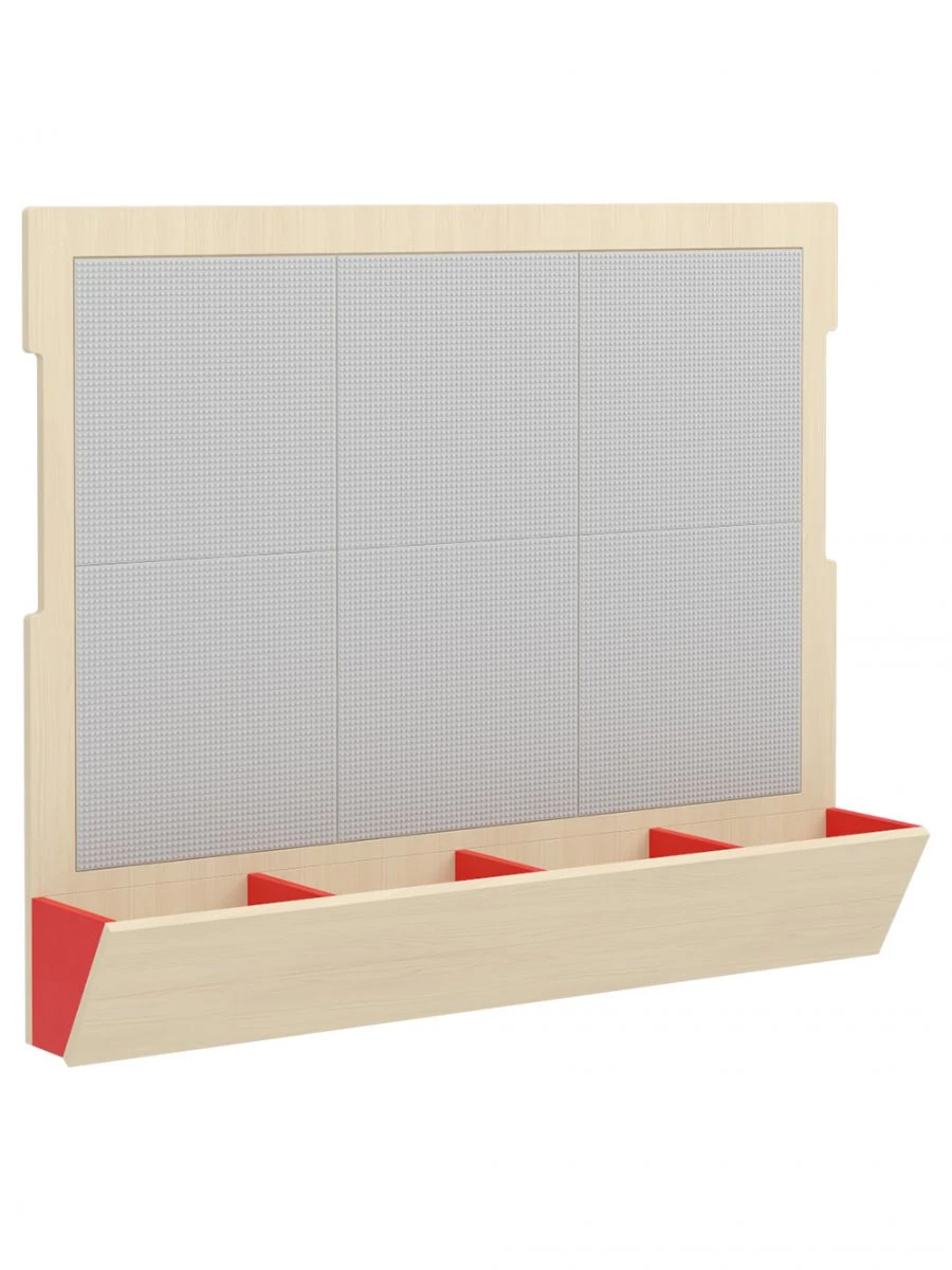 Wall Panel for Construction Play - 6 Platforms