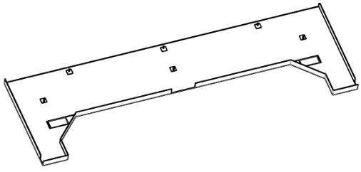 Fiberglass Panel with Metal Inserts for Tram Exterior and Interior - S.15-10.40.030