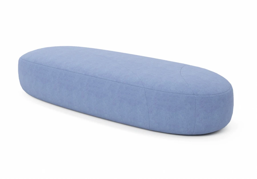Two-Seater Poufs for Home and Public Spaces L22-1PK-1540