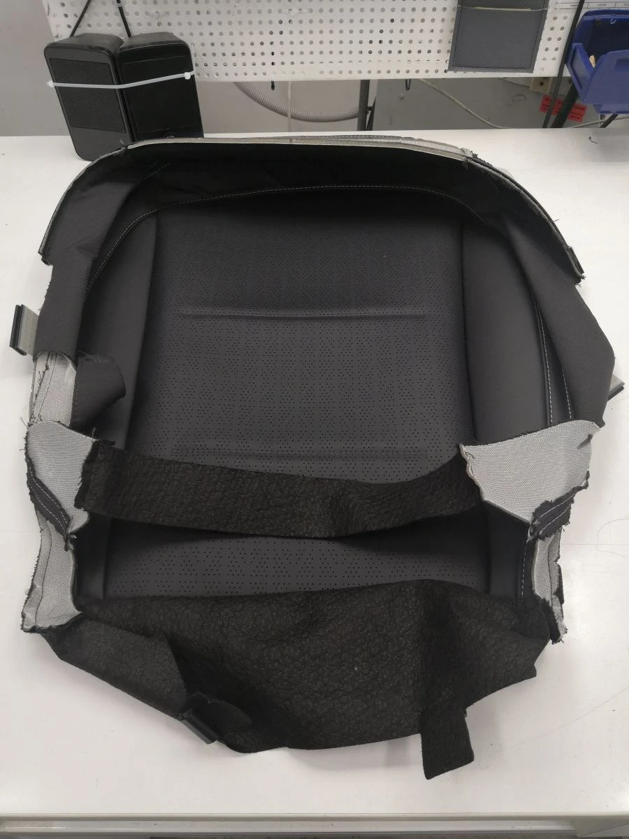 Passenger Seat Cushion Cover - Black Artificial Leather Model 6902700XST33A8P