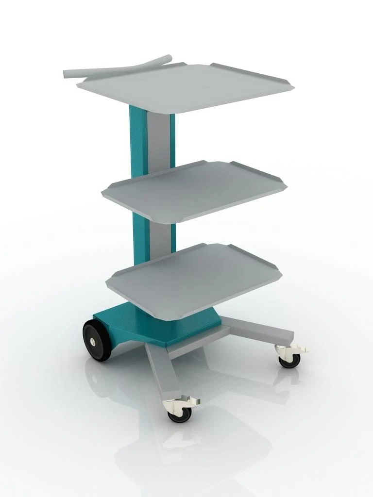 Universal Medical Trolley for Laptop and Printer, Model 103-002-4