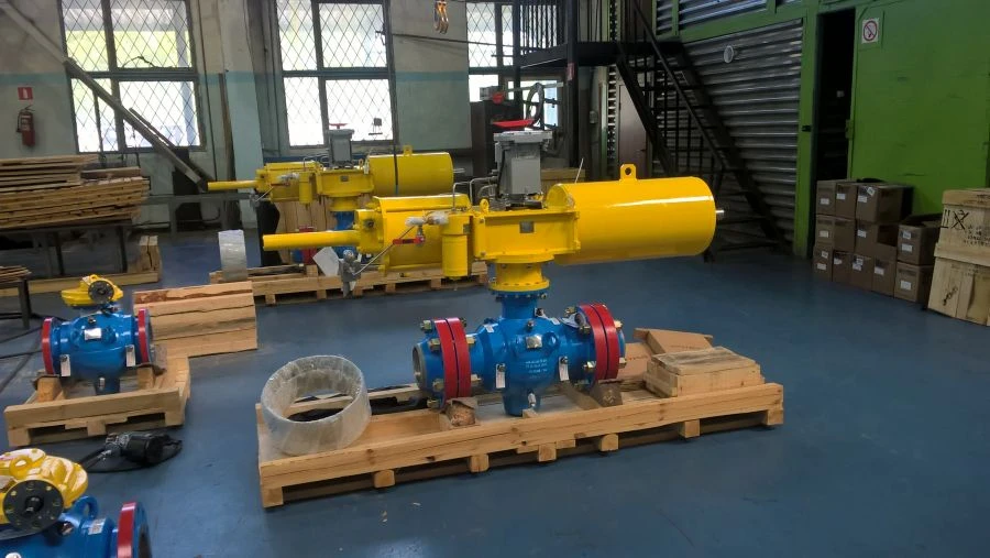 Pneumatic Piston Actuator for Valve Control PM