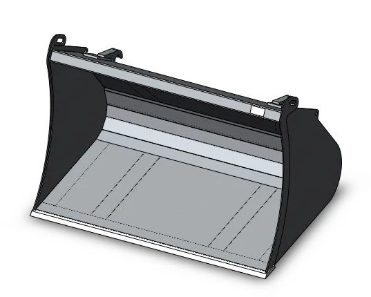 Bucket KUN(TURS)-2000-9 for Loaders, 0.45m³ Capacity