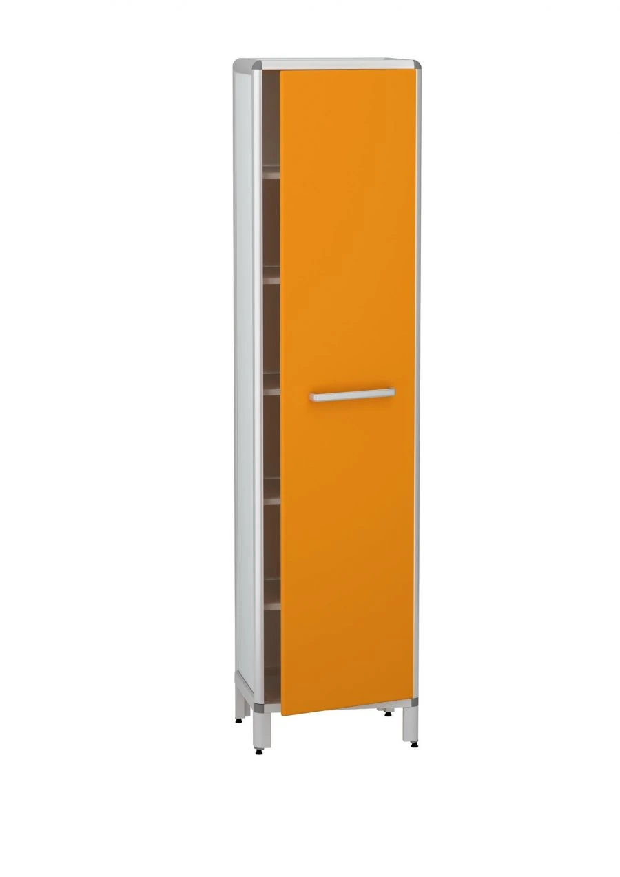 Floor Cabinet DM-6-001-02 with Shelves and Doors