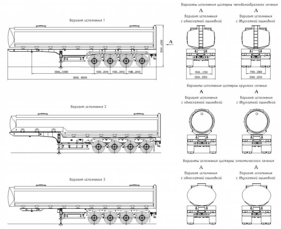 SAV 93184X Semi-Trailer with Leaf Spring Suspension