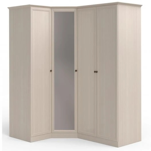 Camilla Modular Corner Wardrobe FU5-01.T8L with Mirror and 2 Doors