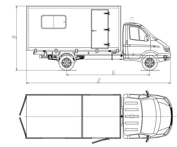 Truck for Hazardous Cargo Transportation Model 3008CP-1
