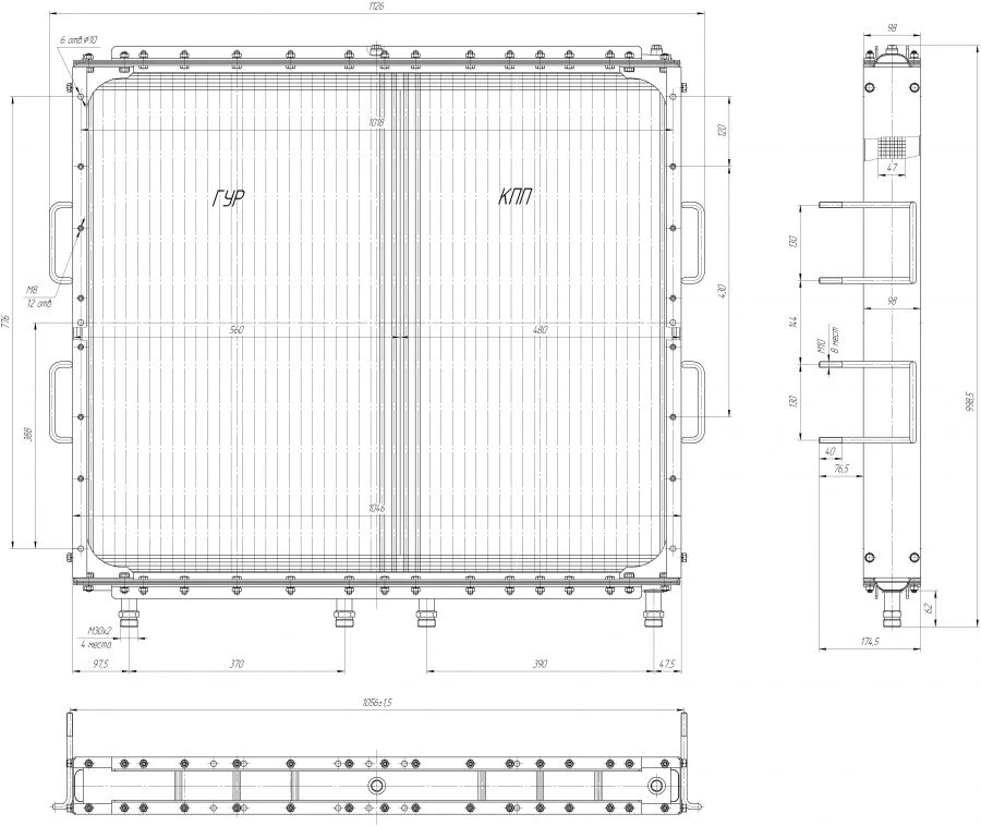 Oil Radiator Block 744R3-1013.000-1