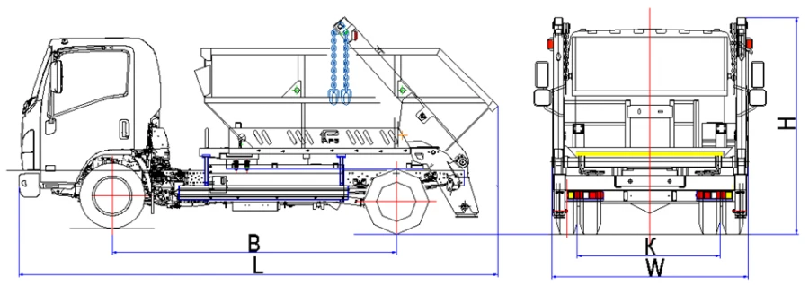 Waste Transport Vehicle MK-4512-12
