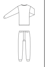 Men's Thermal Underwear Set (T-Shirt and Long Johns)