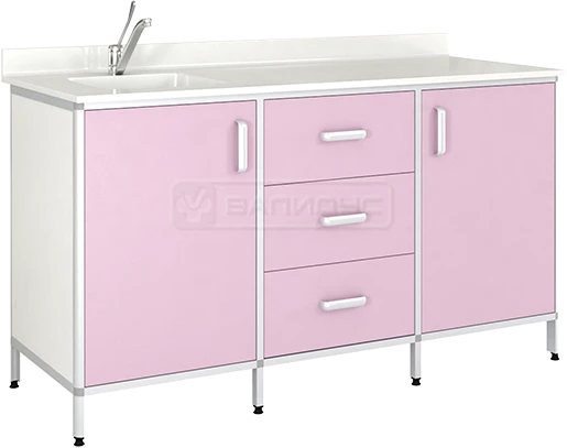 Sink Cabinet TM-5PKN with Drawers and Marble Top