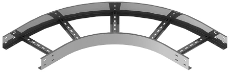 Horizontal 90-Degree Radius Corner Cable Tray LTU 000x00 U90