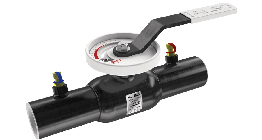 ALSO Ball Valve for Regulating Liquid Flow, KSH.P.BV.M.100.25-01