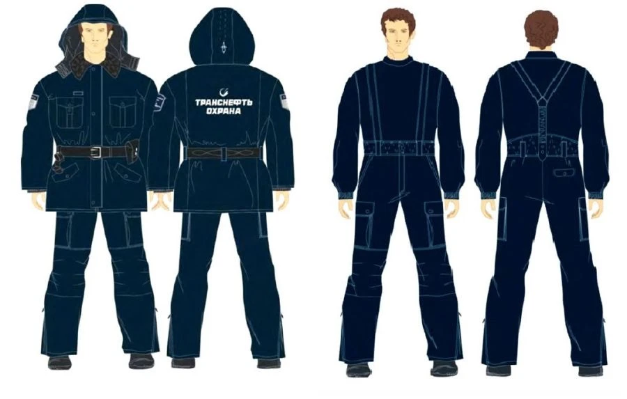 Insulated Field Suit (Jacket & Pants) for Security Workers - Transneft
