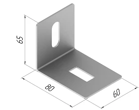 Universal Bracket SMA 643 - Stainless Steel AISI 304