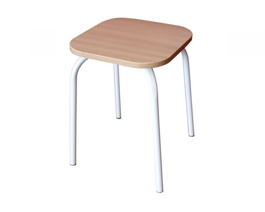 Wooden Stool with LDSP Seat Model T-1 by Edelwood