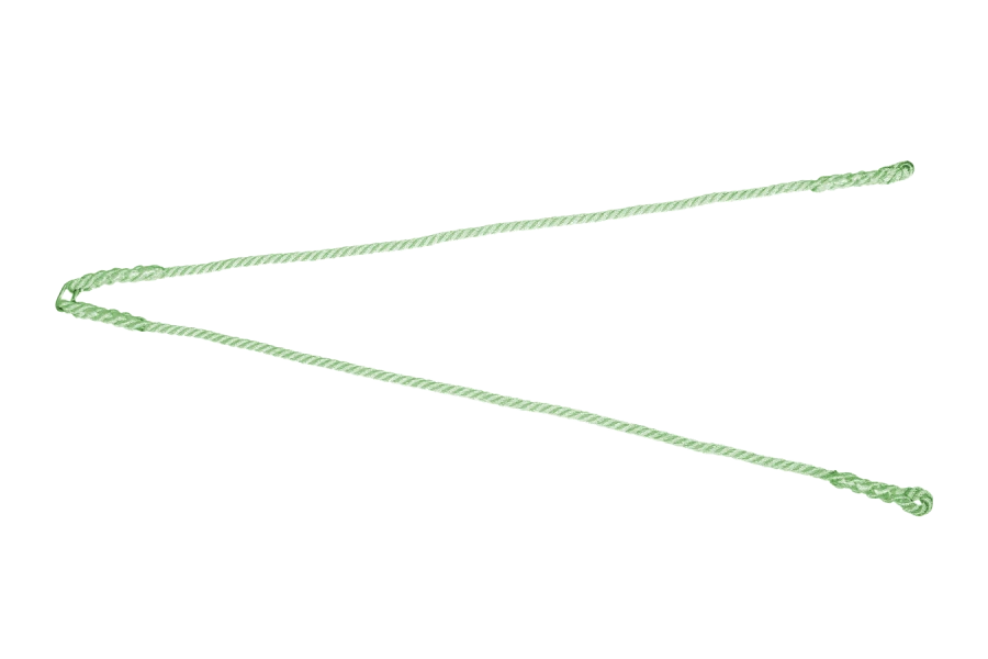 Double Polyamide Rope Lanyard for Fall Protection PPE