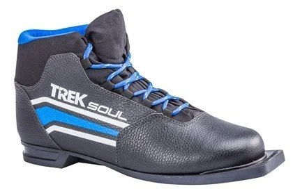 Trek SoulNK3 Black Ski Boots with Blue Logo 75