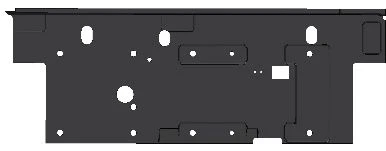 Rear Floor Mat A3CS22-5109044 - Soundproof Decorative Cover