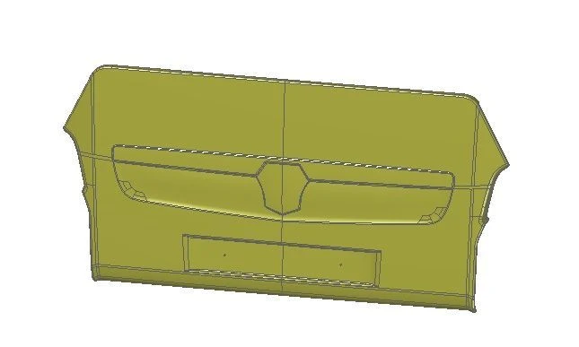 Exterior Hatch Panel for LiAZ 525660 Bus - 525660-5313210