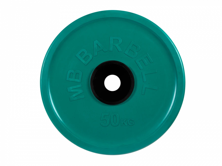 Rubber Coated Euro Classic Disc, Green, 51mm, 50kg