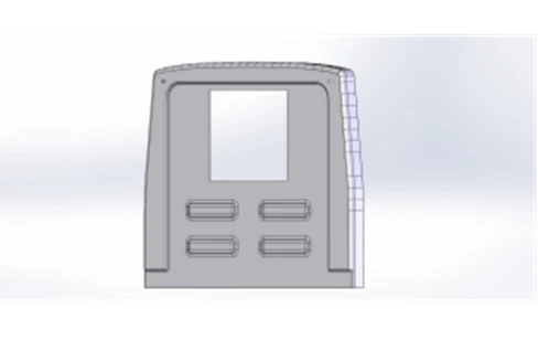 Polyester Fiberglass Rear Panel for Vehicles 42111М-5303105