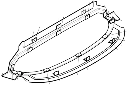 Fiberglass Tram Indicator Cover S.15M-30.10.390