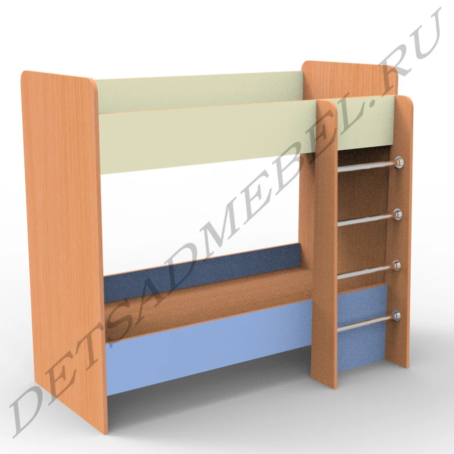 Wooden Bunk Bed for Kids - 2-Tier Sleeping Solution