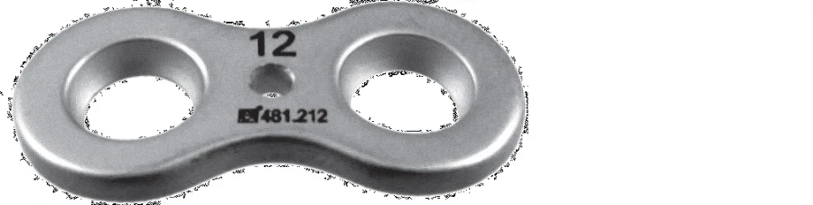 8-Shaped Pediatric Plate for Knee Joint Deformation 4.5, Art. 481.216-01