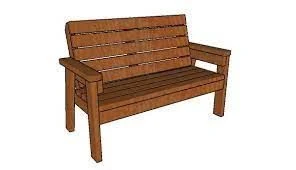 Wooden Folding Bench for Home and Office Use