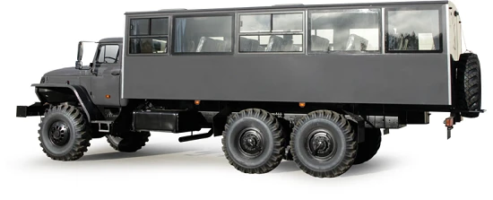 Specialized Passenger Transport Vehicle SPТС Урал 3255-61 with 4320 Cabin